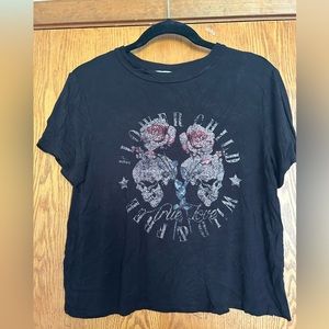 Size small Cropped Flower Child Tee